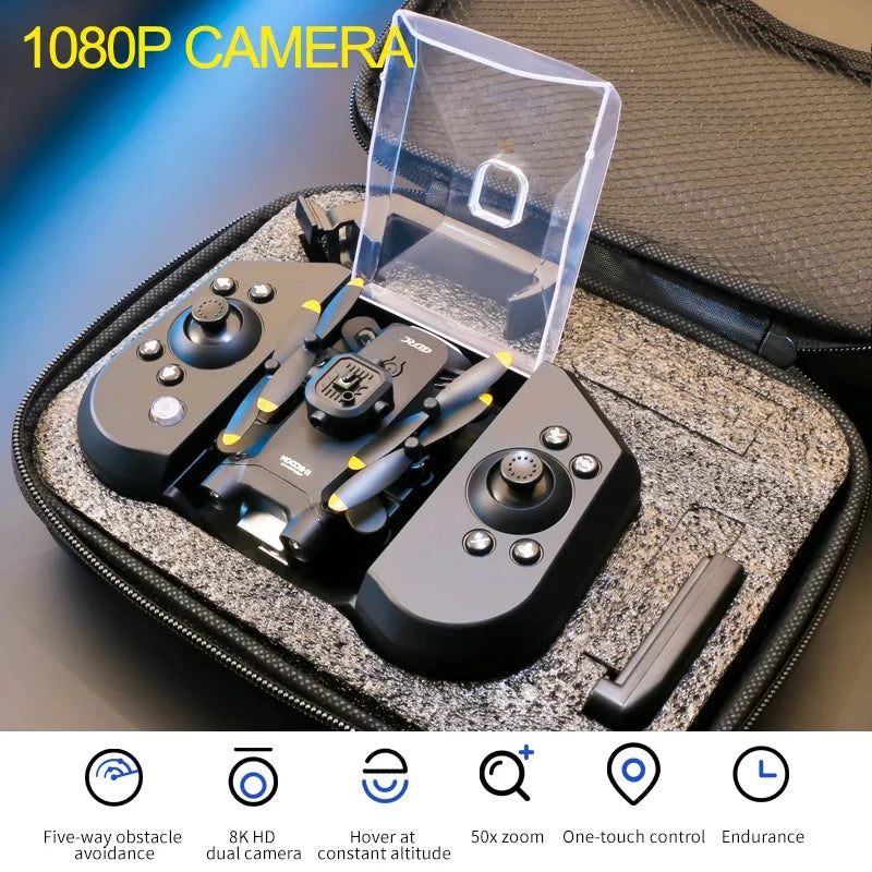 4DRC V30 Mini Drone 4K 1080P HD Camera Drones WiFi Obstacle Avoidance Foldable Quadcopter RC Helicopter Small Dron Toys for Kids