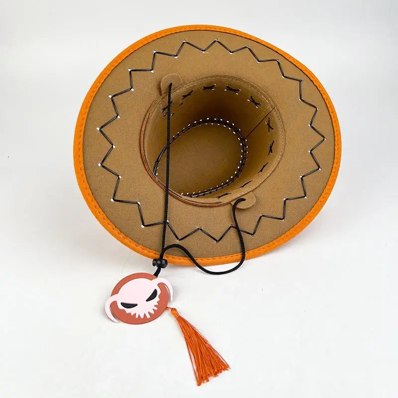 One Piece Anime Portgas D Ace Hats Cosplay Cowboy Cap for Kids Adult Unisex Cap Halloween Hat Gift Performance Accessories