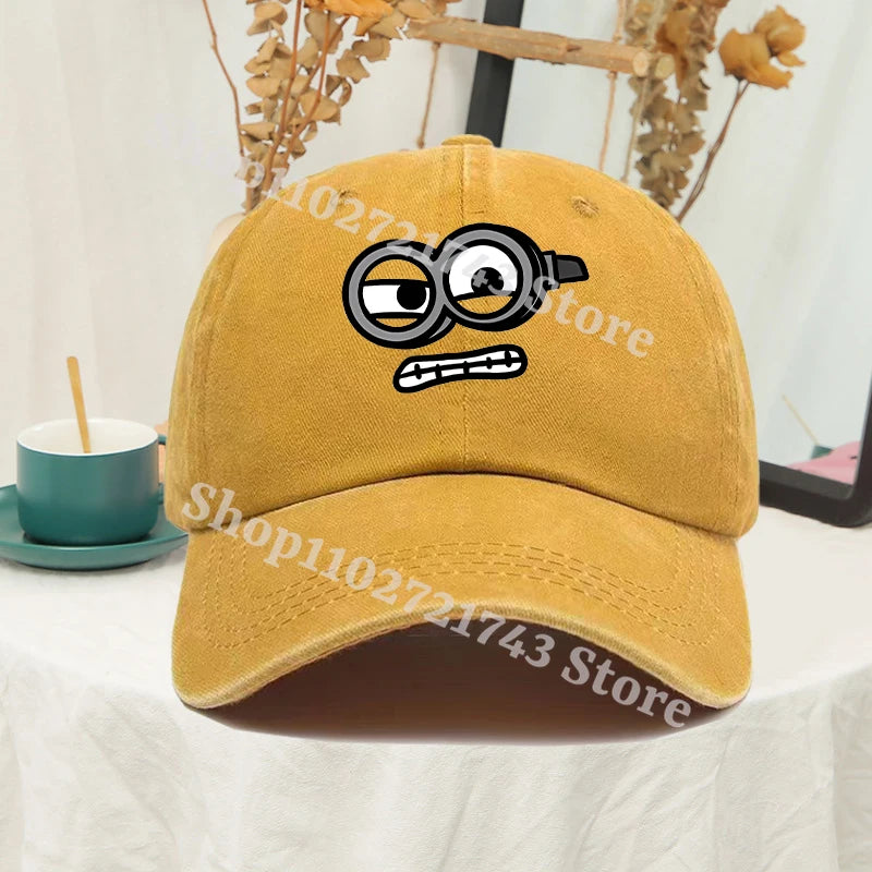 Minions Baseball Cap for Men Women Anime Travel Hip Hop Sun Visors summer Fashion Cute Hats Male Female Sunscreen caps gifts