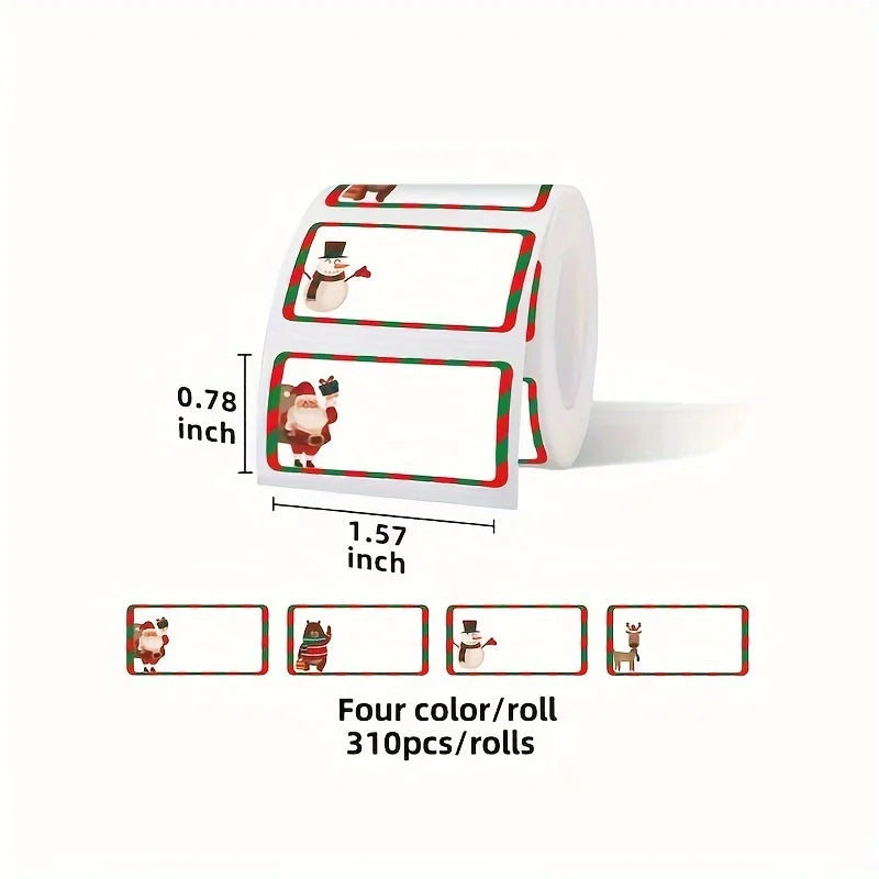 P50 Mini Label Machine Portable Wireless Thermal Label Printer, Suitable for 12-50mm Width Colorful Thermal Paper