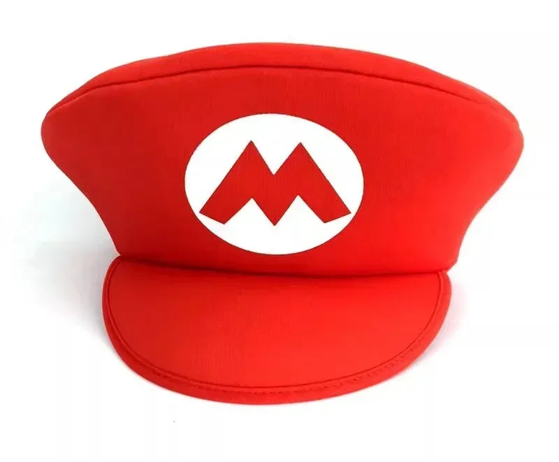 Super Mario Bros Hat for Kids Adult Cosplay Props Halloween Birthday Gift Mario Luigi Children Baseball Cap Shade Sun Cap