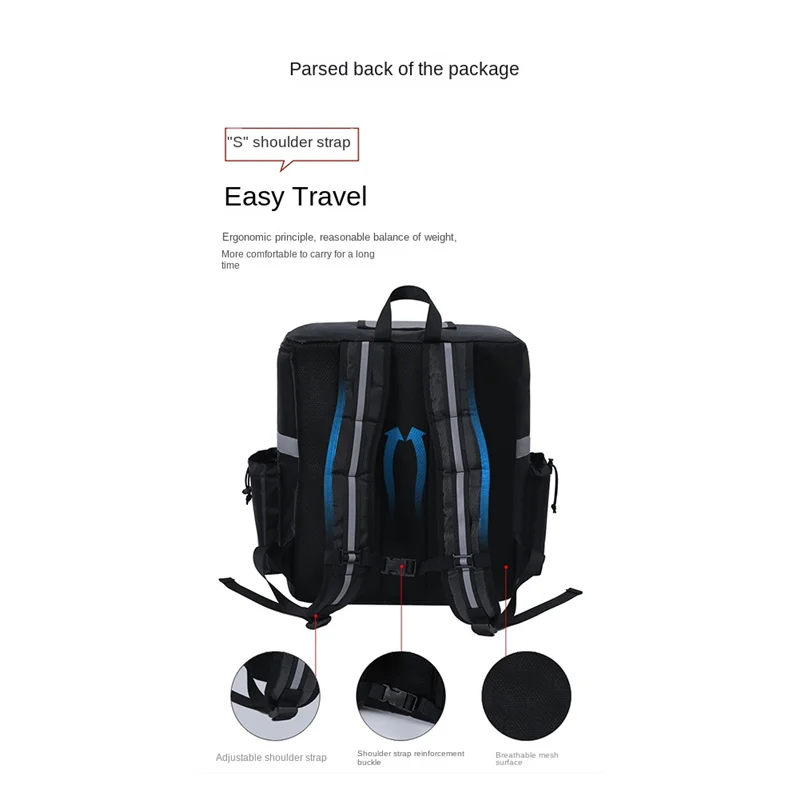 ABRT-Food Delivery Backpack Pizza Delivery Bag For Bike Delivery Food Delivery Bag For Carry HOT/COLD