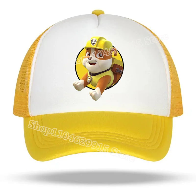 Paw Patrol Baseball Cap Boys Girls Cartoon Anime Chase Skye Print Kids Hat Summer Athleisure Adjustable Casual Hats Kids Gift
