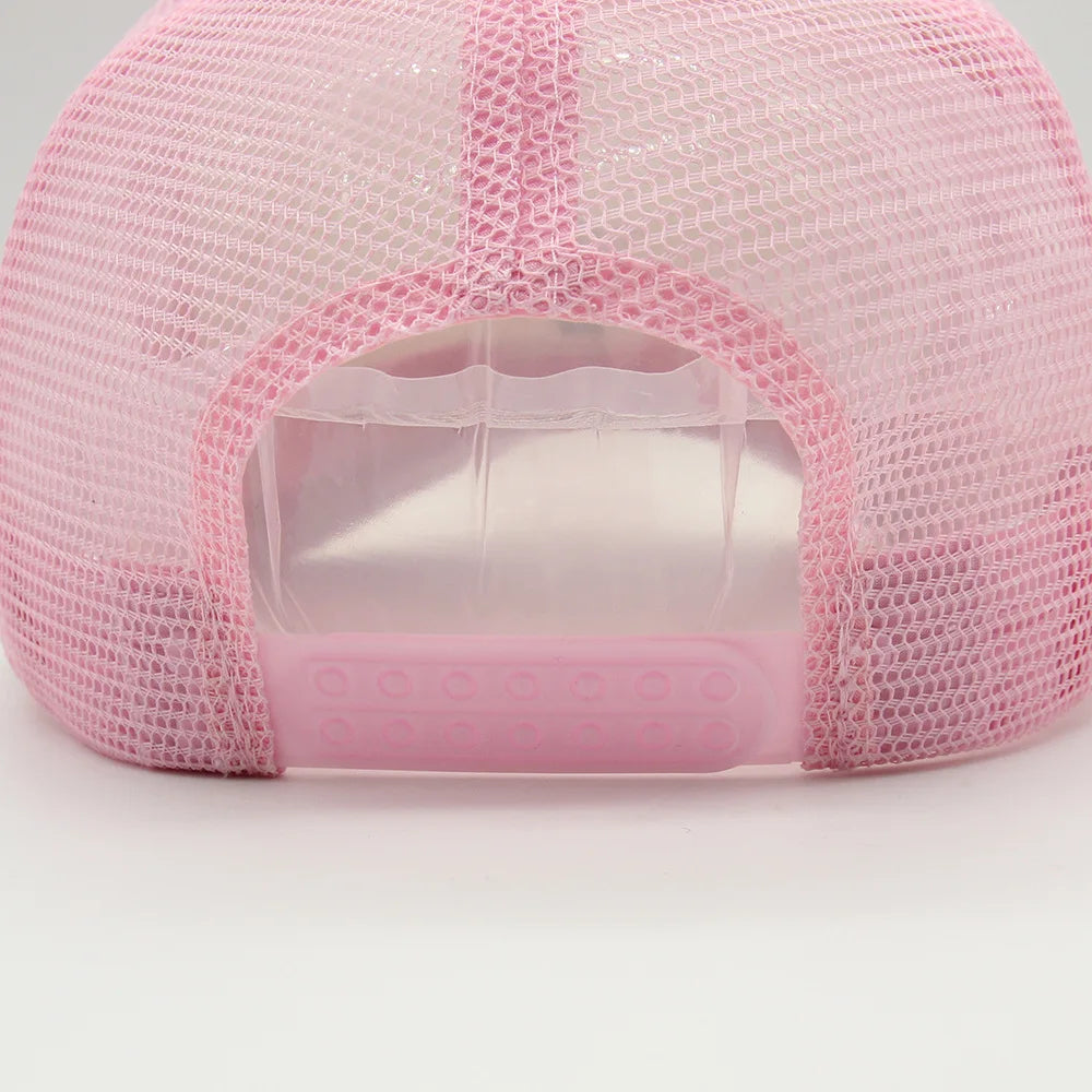 Stitch Girls Children Baseball Cap English Letters Adult Hip Hop Breathable Mesh Hats Cute Cartoon Anime Shade Caps Kids Gifts