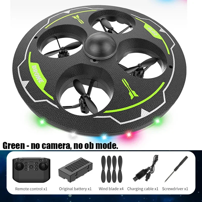 Drone with Camera Aircraft UAV Ufo Intelligent Obstacle Avoidance Aerial Foam Mini RC Helicopter Dron Toys for Kids Christmas
