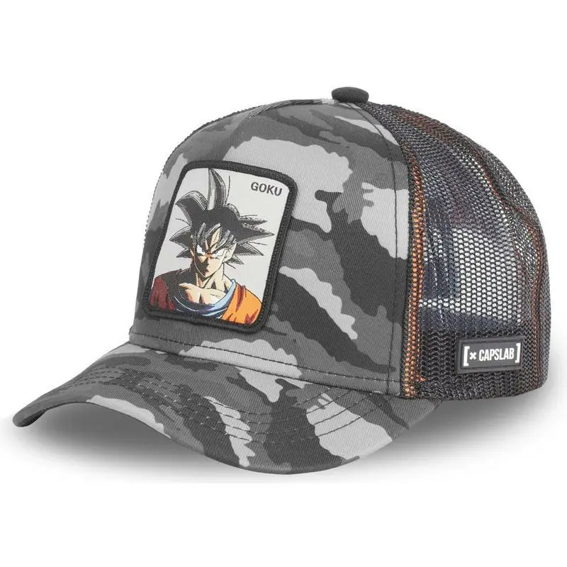 Dragon Ball Z Styles Anime Son Goku Cotton New Baseball Camouflage Cap Men Women Hip Hop Dad Adjustable Mesh Hat Trucker Hat