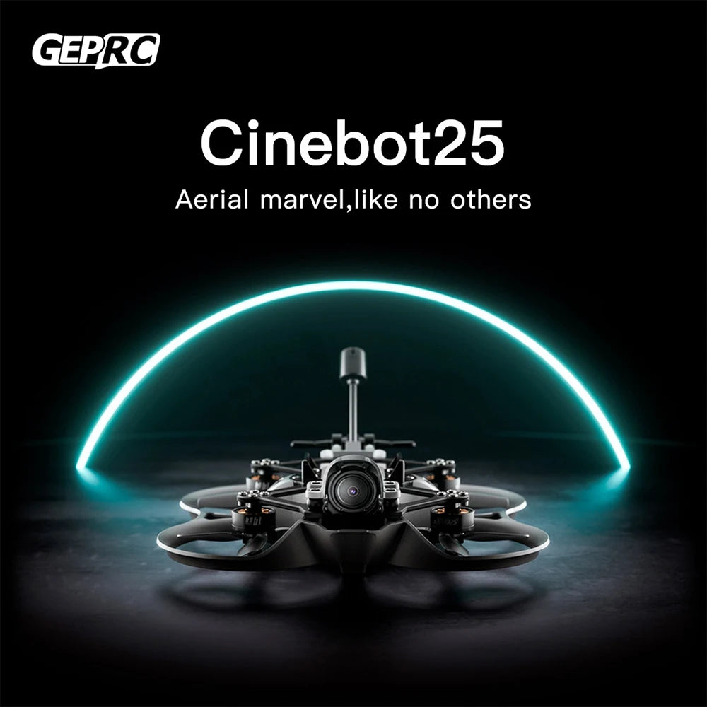 GEPRC Cinebot25 S Series HD O3/HD Runcam Wasp Link/WTFPV FPV Drone Quadcopter with SPEEDX2 1505 Motor Less Than 250g Small Gift
