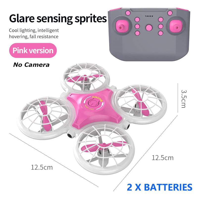 Mini Drone 3D Flip Flash Intelligent Hover 2.4G 4CH Remote Control Quadcopter Dron Helicopter Rc Plane Children's Christmas Toys