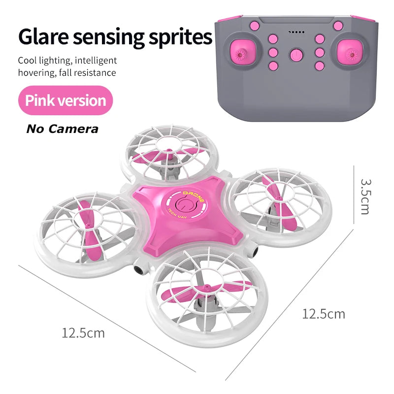 Mini Drone  2.4G 4CH Flash Lighting Intelligent Hover 3D Flip Remote Control Helicopter Quadcopter Dron Rc Plane Children's Toys