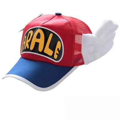 Adults / Kids Anime Dr.Slump Cosplay Caps Arale Baseball Cap Angel Wings Hats Candy Color Breathable Mesh / Canvas Hat