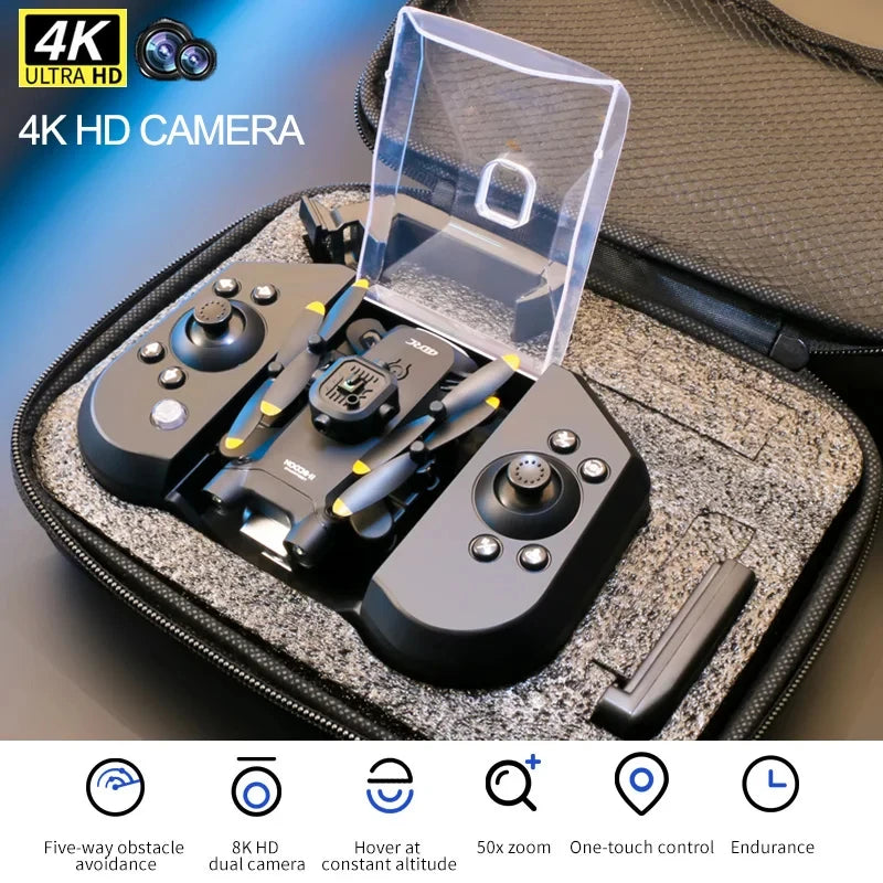 4DRC V30 Mini Drone 4K 1080P HD Camera Drones WiFi Obstacle Avoidance Foldable Quadcopter RC Helicopter Small Dron Toys for Kids