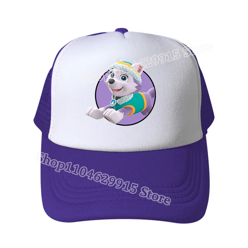 Paw Patrol Baseball Cap Boys Girls Cartoon Anime Chase Skye Print Kids Hat Summer Athleisure Adjustable Casual Hats Kids Gift