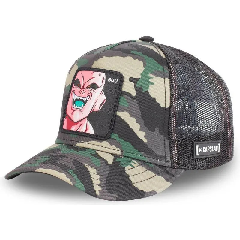 Dragon Ball Z Styles Anime Son Goku Cotton New Baseball Camouflage Cap Men Women Hip Hop Dad Adjustable Mesh Hat Trucker Hat