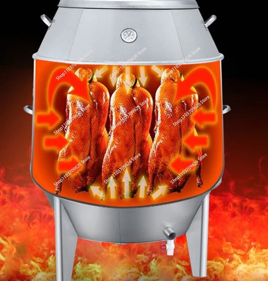 Meat Roast Stove Goose Crispy Pork Belly Hanging Stainless Steel Vertical Charcoal Duck Chicken Oven