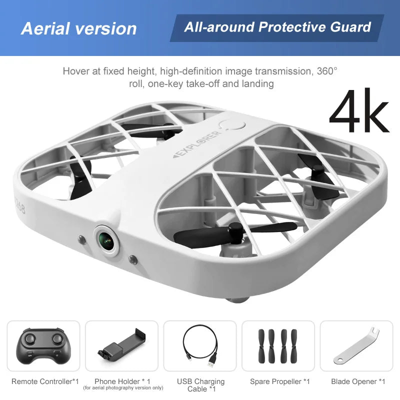 JJRC H107 Mini Drone Dron Pocket UFO Small Remote Control Plane Toy Boy 8K 4K with Camera Real-Time Transmission Quadcopter