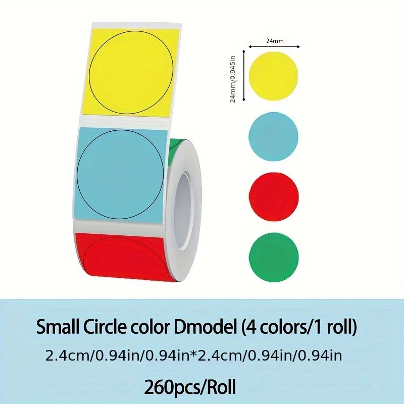 P50 Mini Label Machine Portable Wireless Thermal Label Printer, Suitable for 12-50mm Width Colorful Thermal Paper