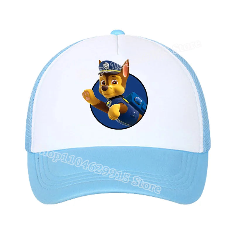 Paw Patrol Baseball Cap Boys Girls Cartoon Anime Chase Skye Print Kids Hat Summer Athleisure Adjustable Casual Hats Kids Gift