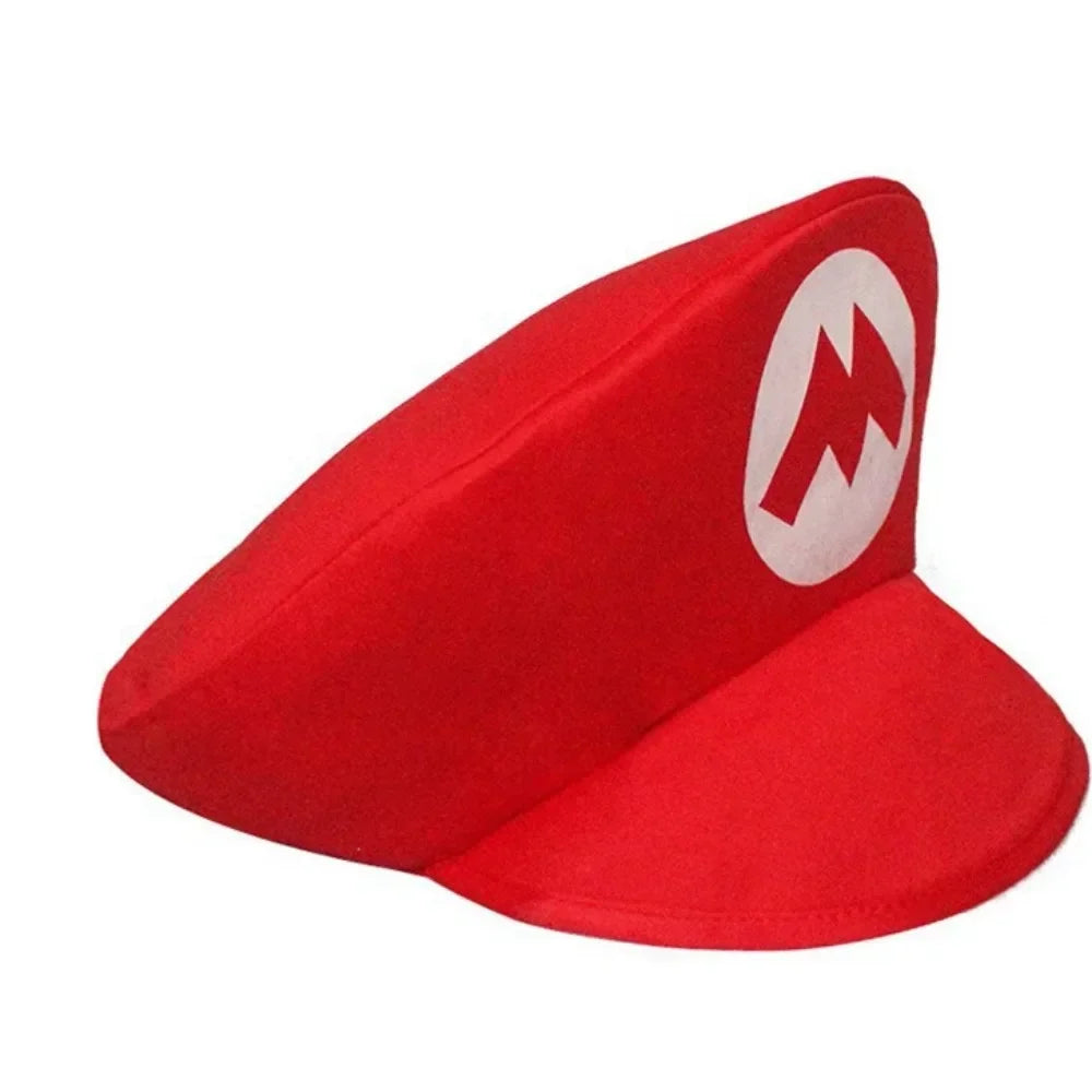Super Mario Bros Hat for Kids Adult Cosplay Props Halloween Birthday Gift Mario Luigi Children Baseball Cap Shade Sun Cap
