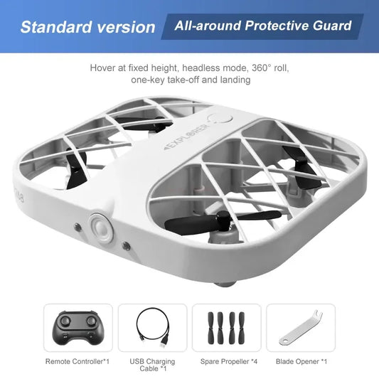 Jjrc H107 Mini Drone Dron 8k 4k Quadcopter With Camera Real-time Transmission Mini Pocket Ufo Small Remote Control Plane Toy