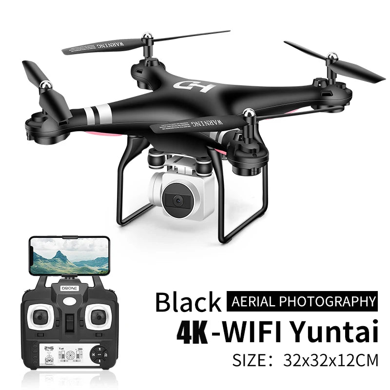 SH5H Quadcopter With Camera 4K WIFI Real Time Video Altitude Hold Headless One Key Return FPV Racing RC Drones With Camera HD