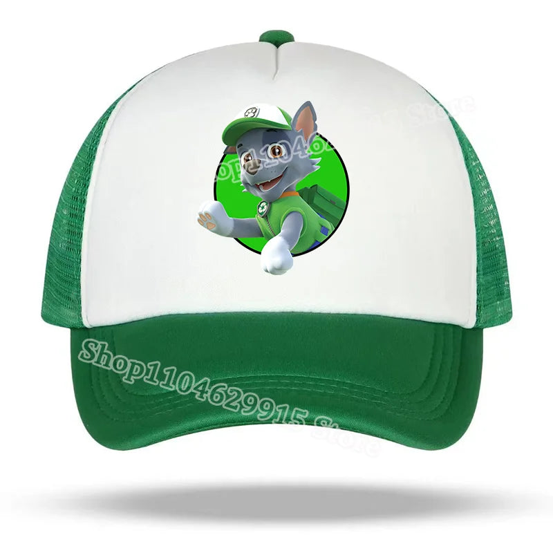 Paw Patrol Baseball Cap Boys Girls Cartoon Anime Chase Skye Print Kids Hat Summer Athleisure Adjustable Casual Hats Kids Gift