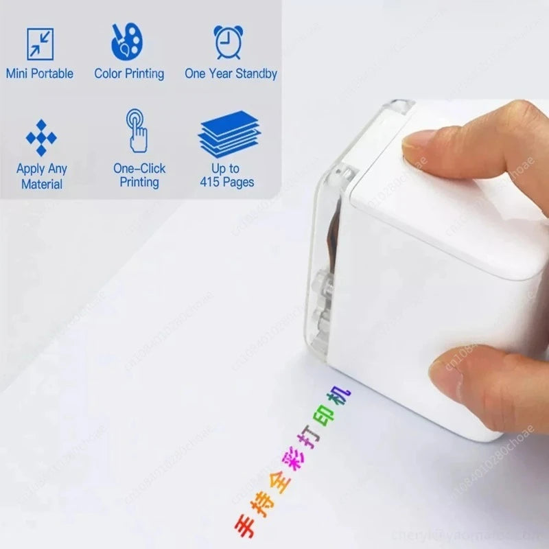 Mini Wifi Handheld Food Printer Coffee Latte Cake Macaron Personality Pattern Portable Small Printer