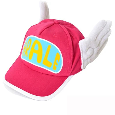 Adults / Kids Anime Dr.Slump Cosplay Caps Arale Baseball Cap Angel Wings Hats Candy Color Breathable Mesh / Canvas Hat