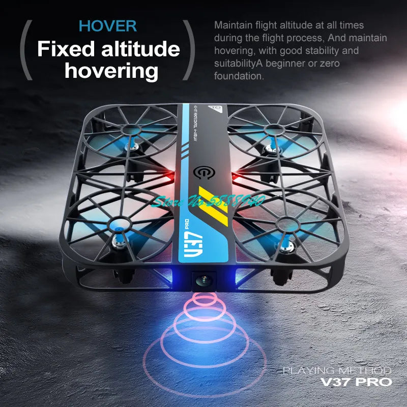 Full Protection WIFI FPV Square MINI RC Drone 8K HD Camera Gravity Sensor One Key Take-Off Remote Control Quadopcter Small UAV