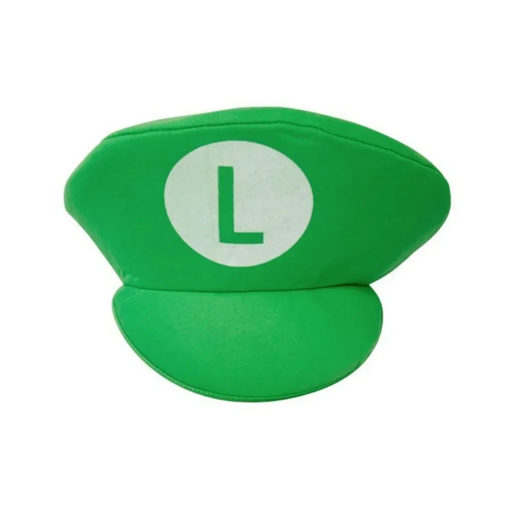 Super Mario Bros Hat for Kids Adult Cosplay Props Halloween Birthday Gift Mario Luigi Children Baseball Cap Shade Sun Cap