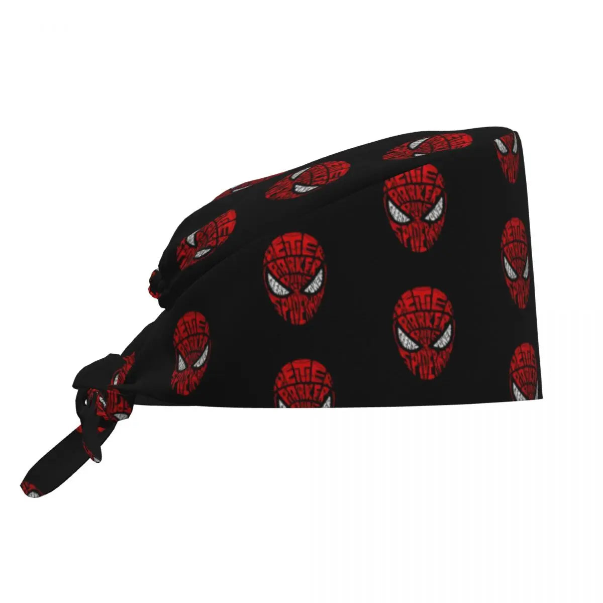 Custom Spider Man Cleaning Working Cap Cool Unisex Superhero Anime Scrub Cap Surgicals Hat Nurse Scrubs Hat For Dentist