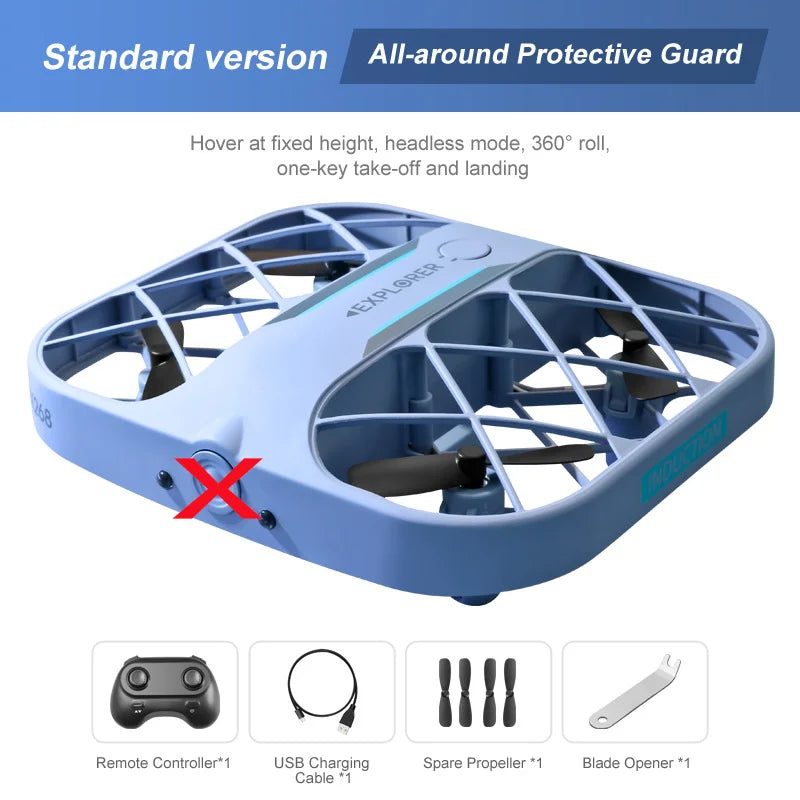 JJRC H107 Mini Drone Dron Pocket UFO Small Remote Control Plane Toy Boy 8K 4K with Camera Real-Time Transmission Quadcopter